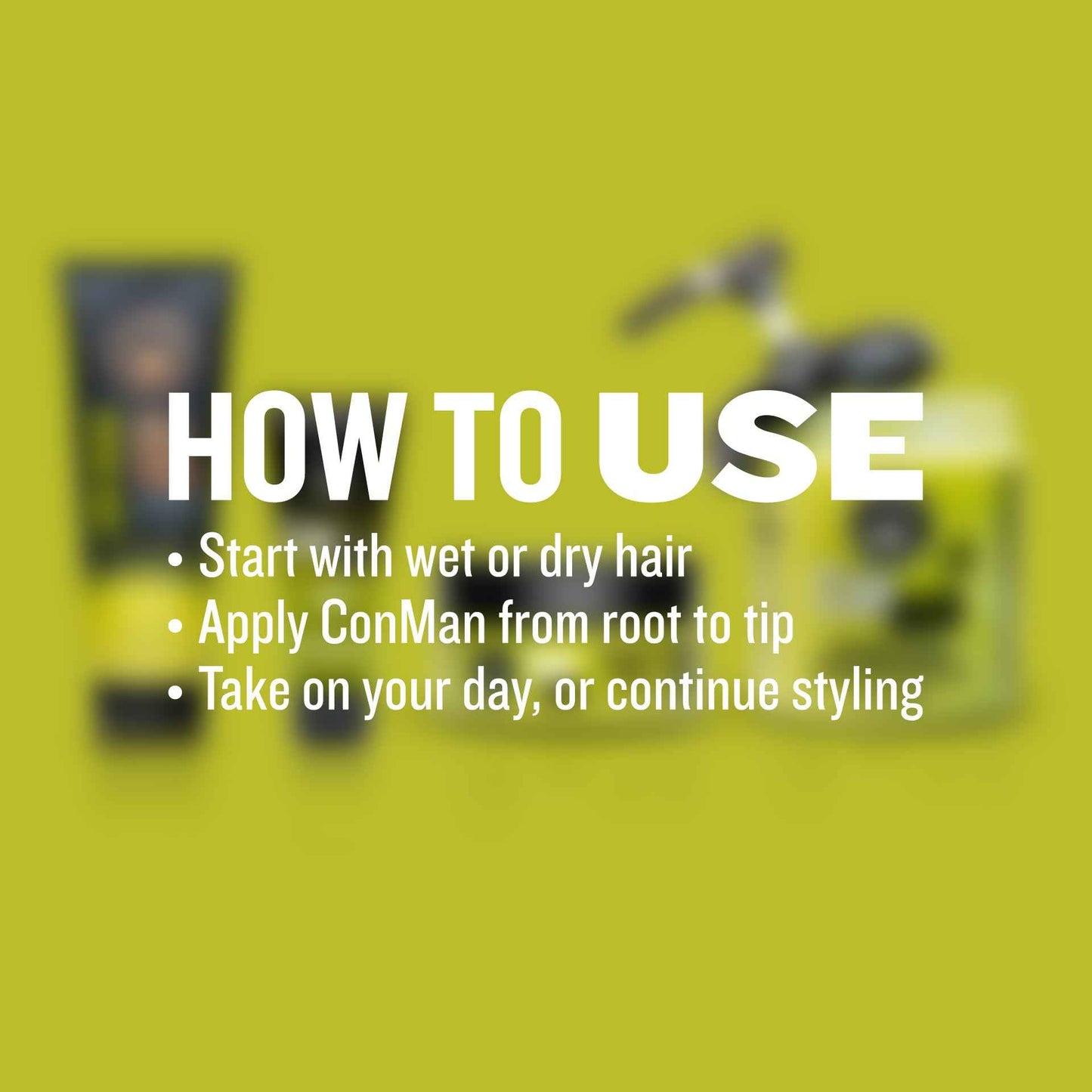 GIBS Con Man Hair & Beard Pudding - Leave In Conditioner - Curl Definer - Moisturizer - 8 oz Squeeze Tube