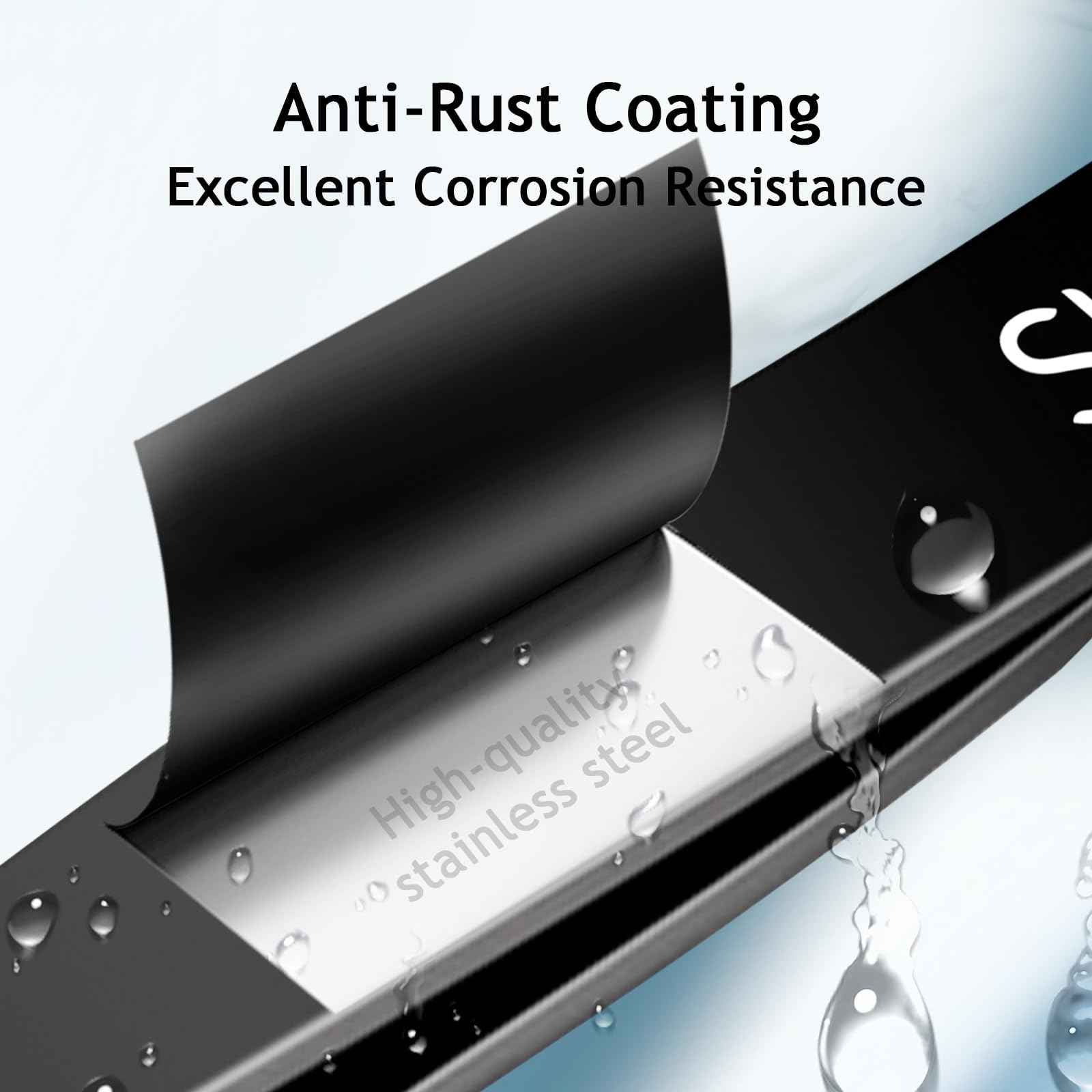 Shiling Professional Eyebrow Tweezers, Black, Stainless Steel, 1mm Ultra-Thin Tip, Anti-Rust Coating, Precision Slanted Design for Facial Hair Removal