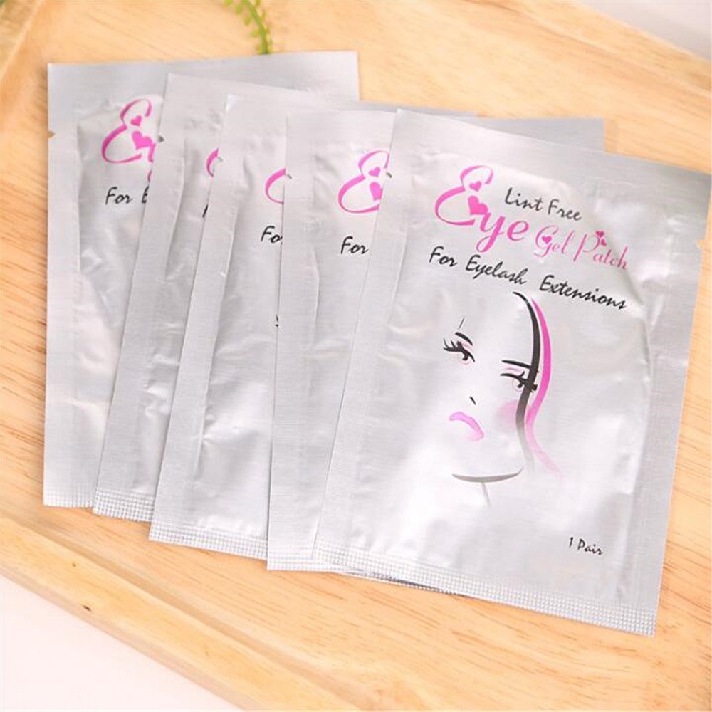 Eye Gel Patches,Under Eye Pads Lint Free Lash Extension Eye Gel Patches for Eyelash Extension (100)