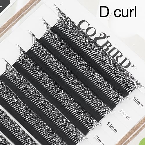 5D W Lash Extensions Premade Fans Faux Mink 8-15mm Mix