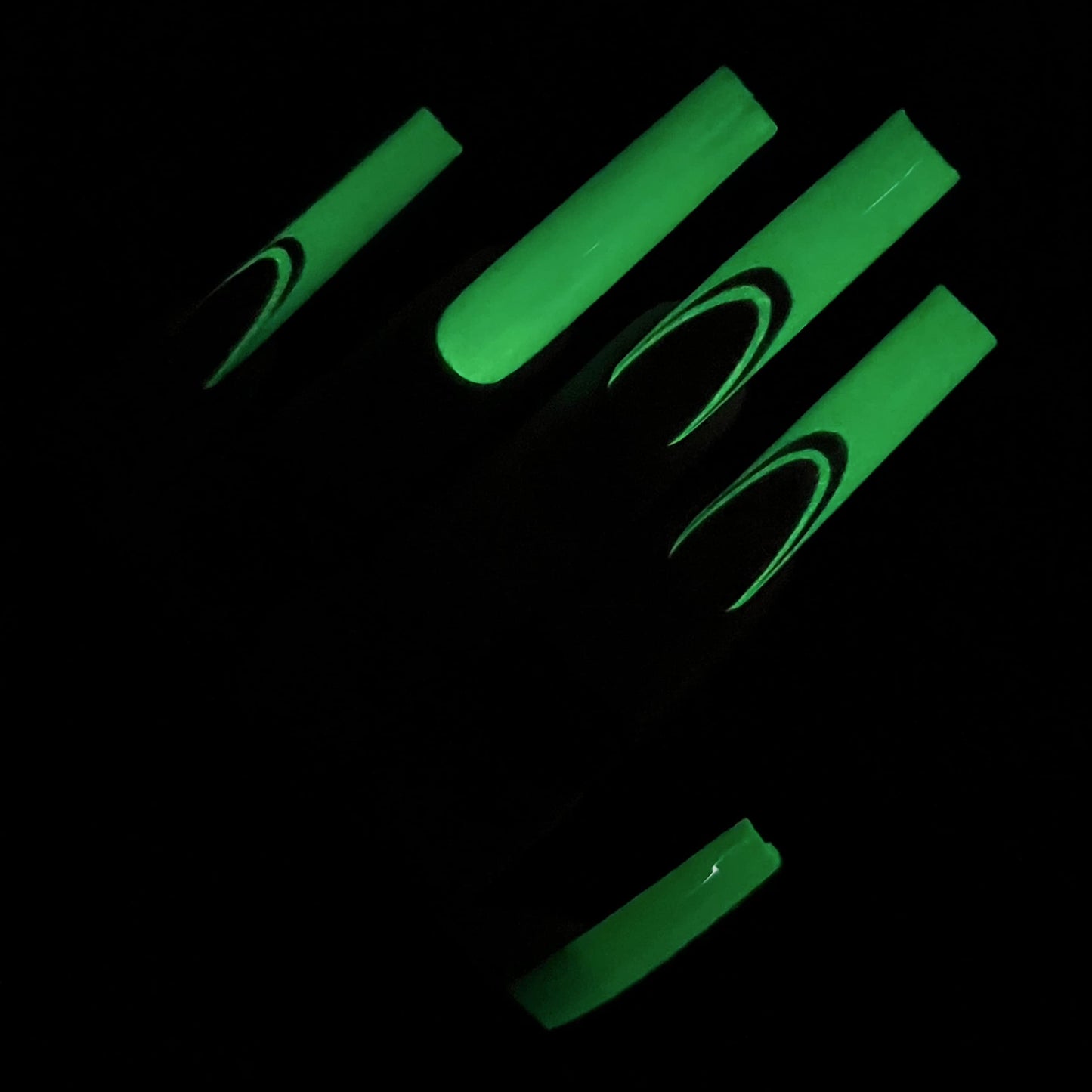 KIARA SKY Glow Gel Art Liner (Blacklight) - Black & Green