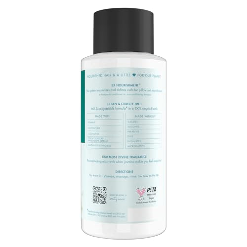 Love Beauty and Planet Conditioner with Vitamin E Coconut Milk & White Jasmine for Curly Hair & Natural Definition, Sulfate, Silicone, & Paraben Free. Cruelty-Free. 13.5 oz