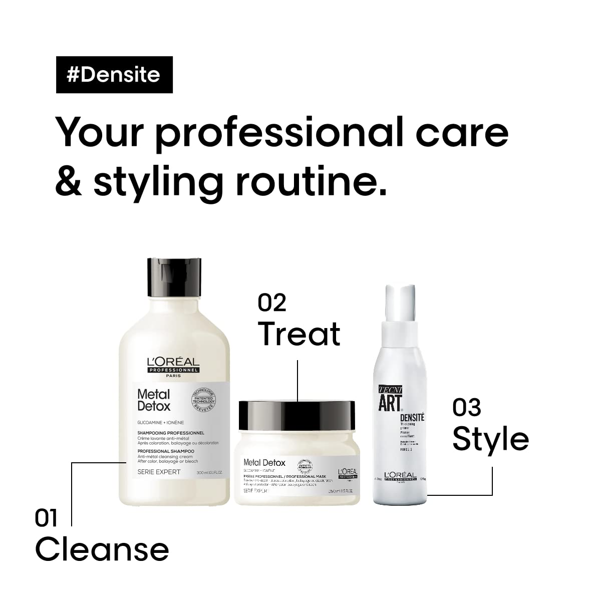 L'Oreal Professionnel Densite | Provides Light Hold without Stickiness | Thickening Primer Spray | Volumizes and Lifts| For All Hair Types