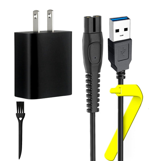 Palrey 5V Charger Compatible with Philips norelco one Blade 360 QP2724 QP2834 QP1324, Compatible with Phillips PQ889 MG5910 MG7910 MG9510 QP1924 QP6507 QP6552 Electric Trimmer Charging Cord