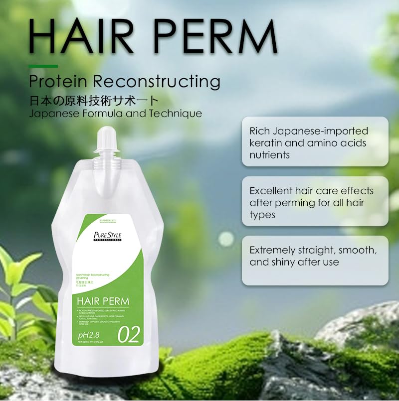 Keratin Hair Straightening Cream Kit with Argan Oil