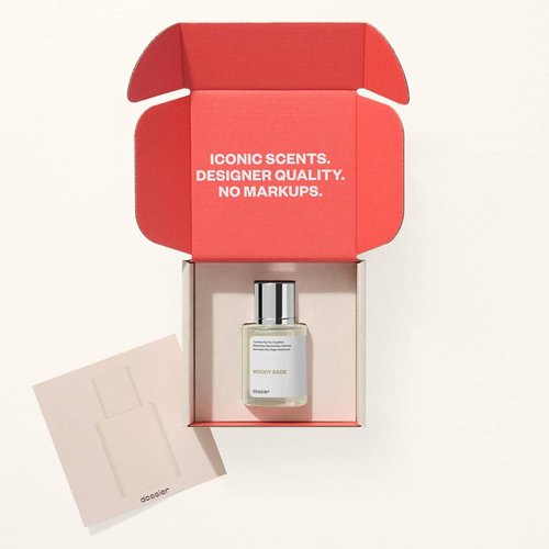 Dossier - Woody Sage - Eau de Parfum - Inspired by J.Malone's Wood Sage & Sea Salt - Perfume Luxury - Pure Infused - Paraben-Free - Vegan - For Women Men Unisex - Fragrance 1.7 Fl oz (Spray 50ml)