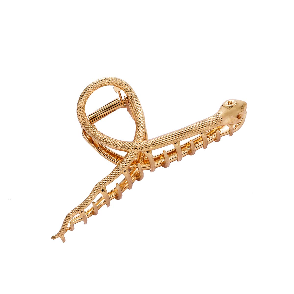 Snake Shape Metal Hair Accessories: Large Shark Barrette Clips for Women and Girls