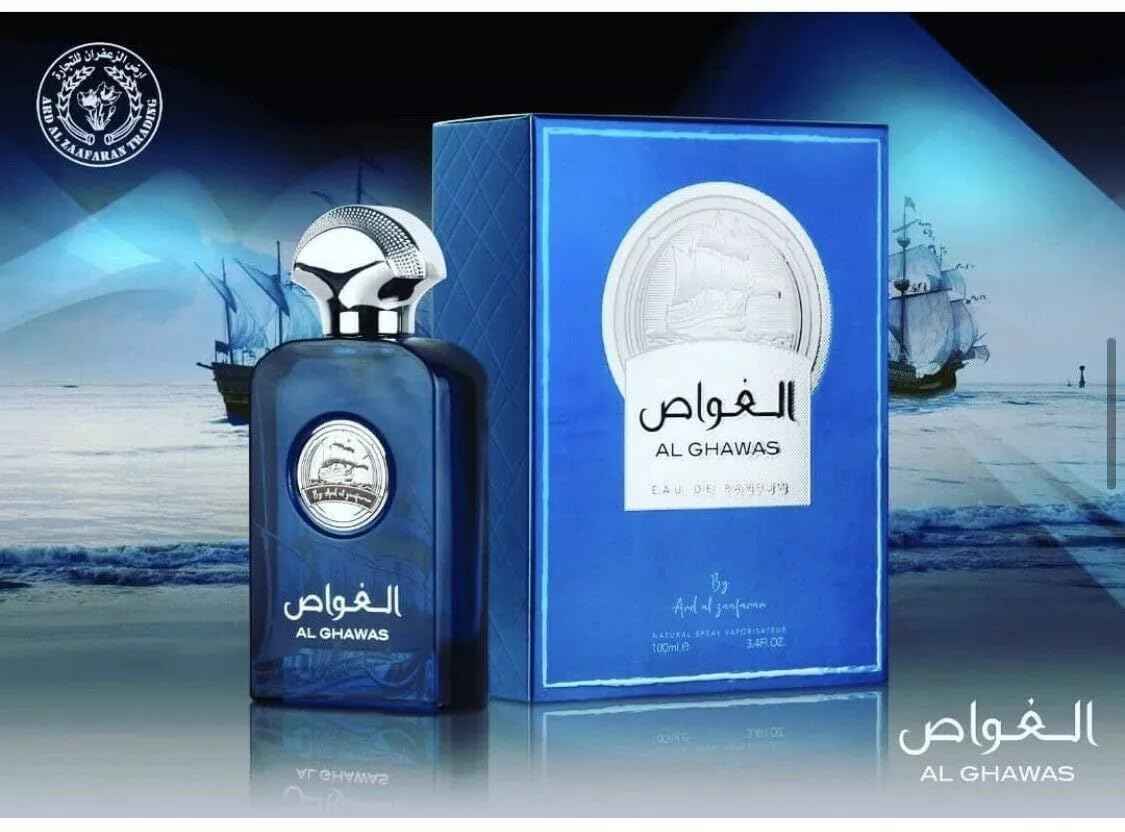Ard al Zaafaran Al Ghawas for Unisex Eau de Parfum Spray, 3.4 Ounce