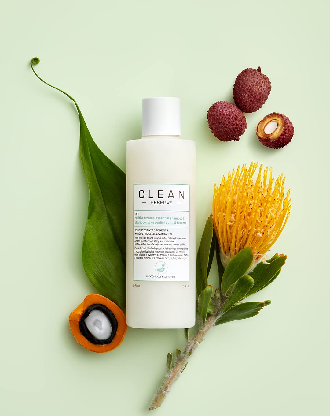 CLEAN RESERVE Buriti & Tucuma Essential Hair Shampoo | Vegan