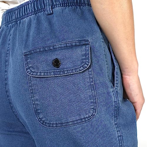 IDEALSANXUN Men¡¯s Elastic Waist Jeans