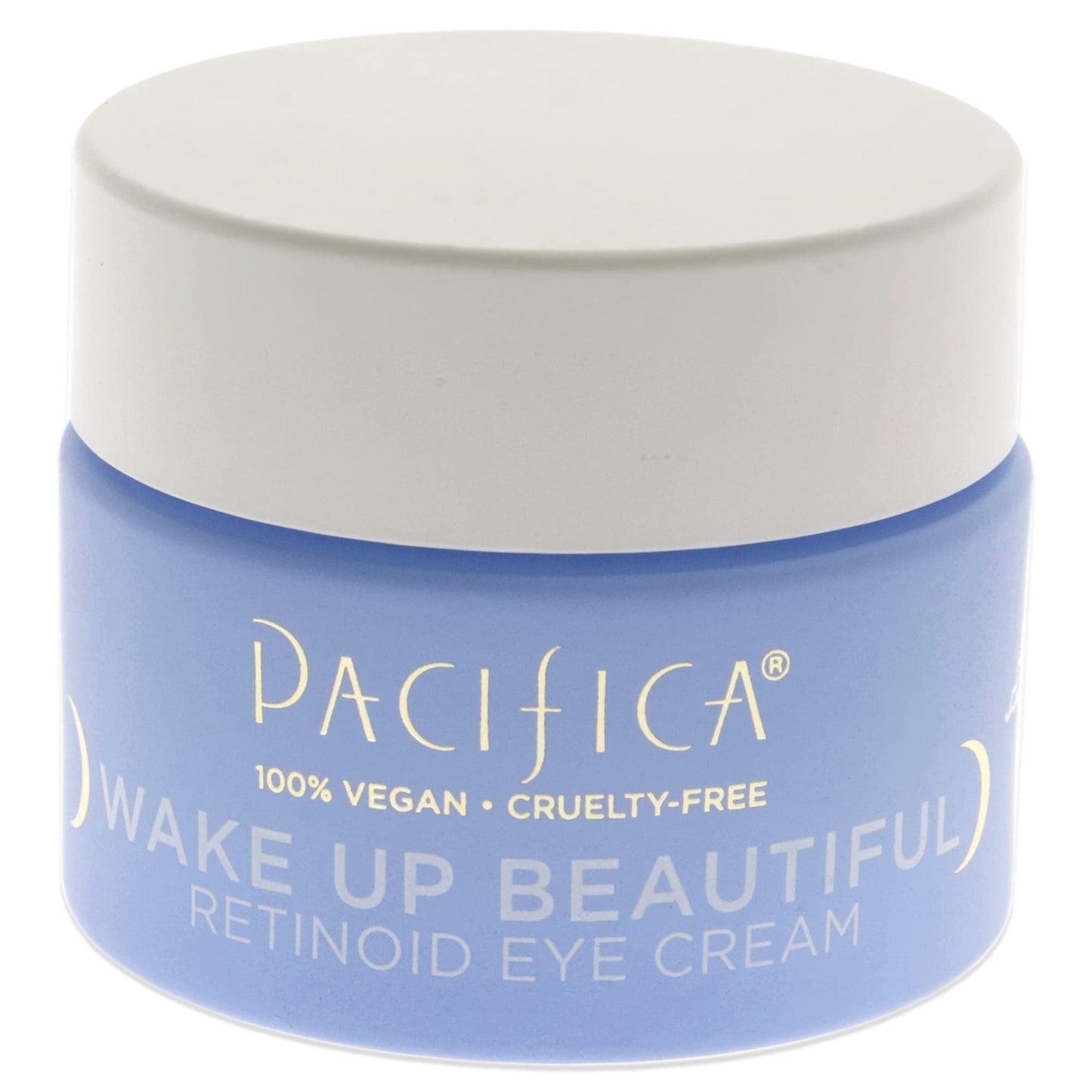 Pacifica Beauty, Wake Up Beautiful Retinoid Daily Under Eye Cream, For Aging Skin, Petroleum-Free Retinoid, Melatonin, Treat Fine Lines + Wrinkles, Clean Skin Care, Vegan + Cruelty Free, 0.5 Fl Oz