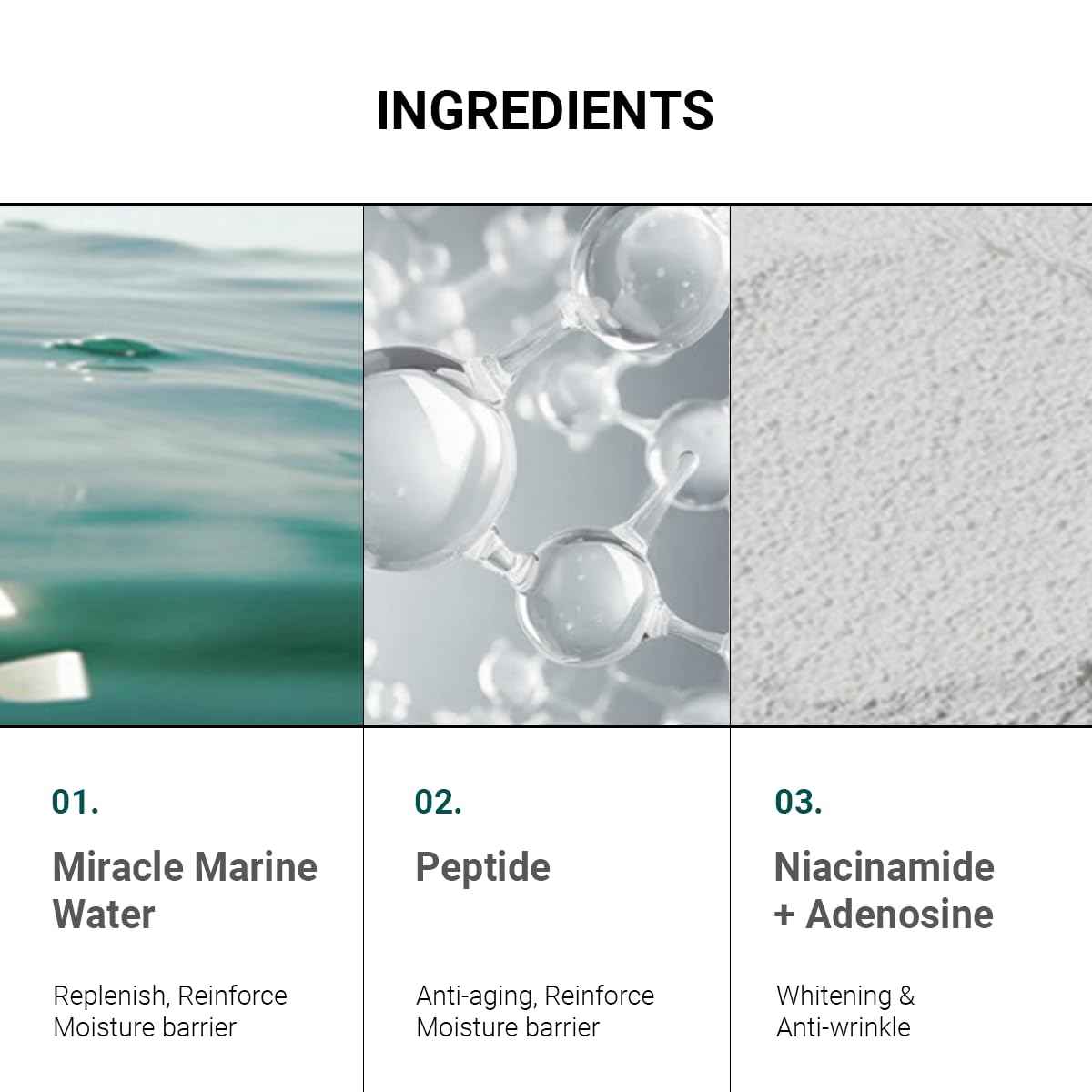 HEIMISH Marine Care Eye Cream 1.01fl.oz/30ml, Anti Aging Under Eye Cream, Rich Hydrating Formula with Peptides, Niacinamine for Dark Circles, Puffiness & Wrinkles, Korean Skincare