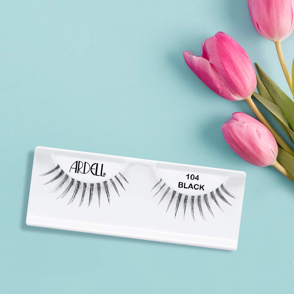 Ardell Natural Lashes False Eyelashes 104 Black (4 pack)