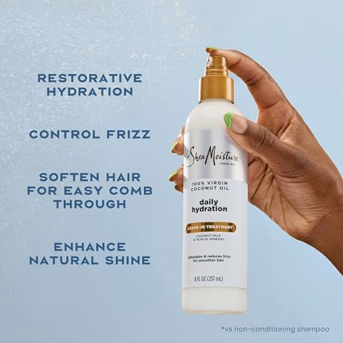 Shea Moisture 100% Virgin Coconut Oil Leave-In Conditioner 8oz