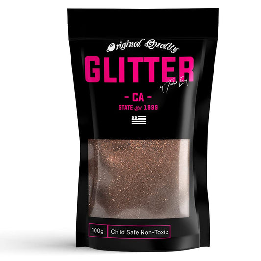 CHOCOLATE Brown | 100g / 3.5oz Ultra Fine Glitter | Non-Toxic | Great for Arts, Crafts, Slime, Epoxy, Resin, Nail Polish | Decoration | Festival | Body, Hair Glitter