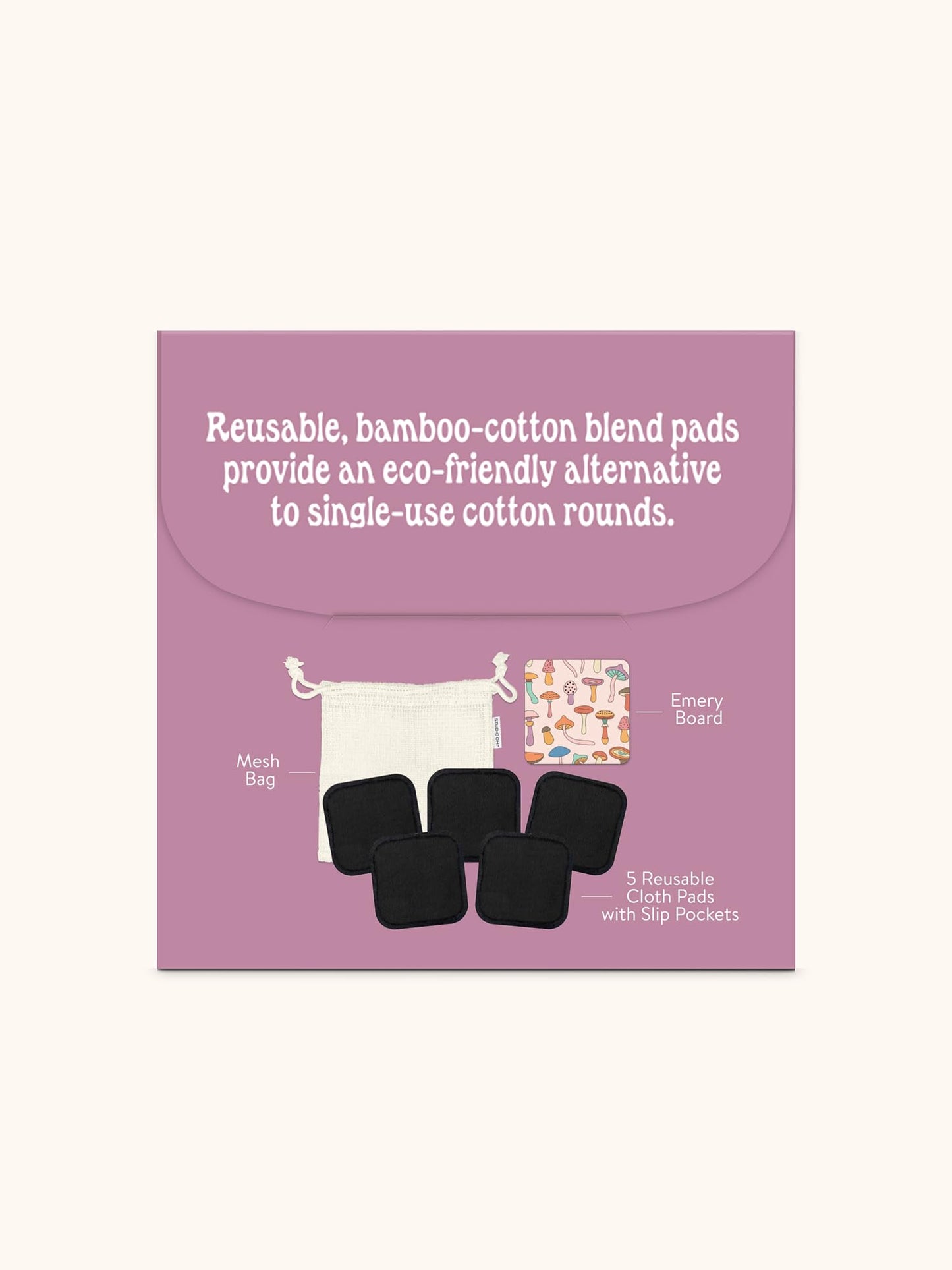 Mushroom Melody Reusable Nail Polish Remover Kit