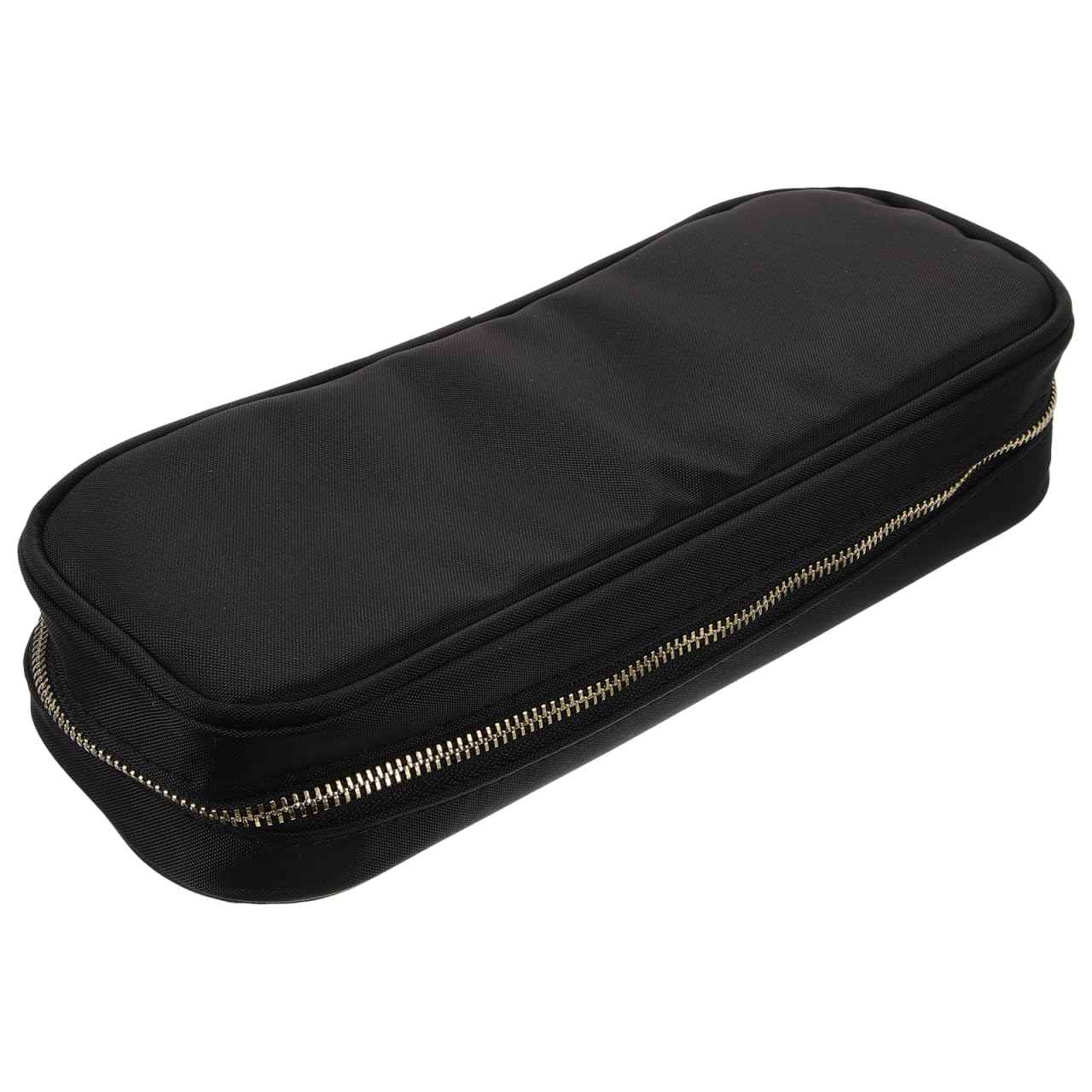 FOMIYES Portable Makeup Brush Bag Travel Makeup Brush Pouch Zipper Makeup Brush Storage Bag Black, 24.00X10.00X5.50CM, 1320H184KK