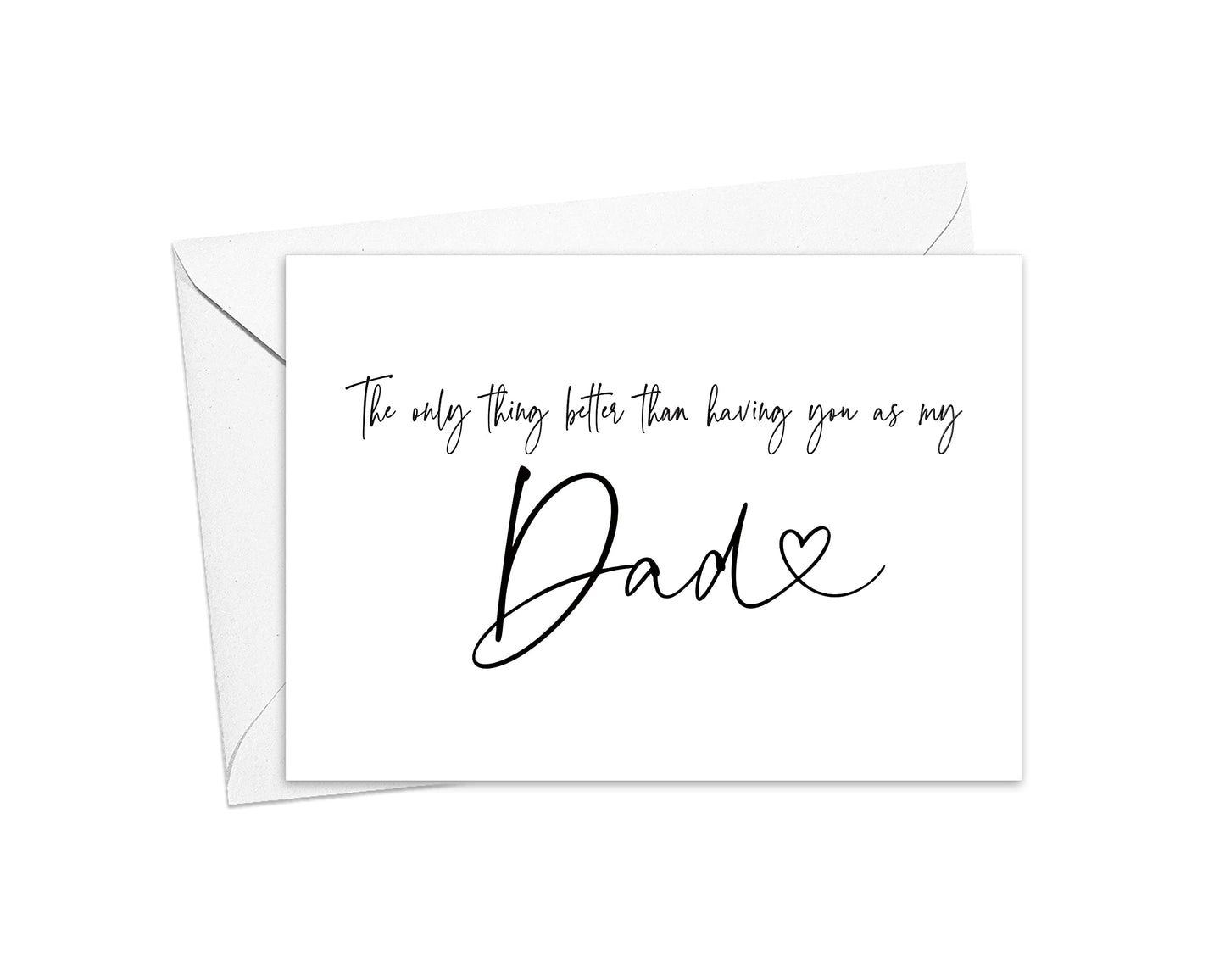 Pregnancy Announcement Card for Dad, New Grandpa Card for Father, From Son, Daughter, New Grandchild Baby Reveal (Dad)