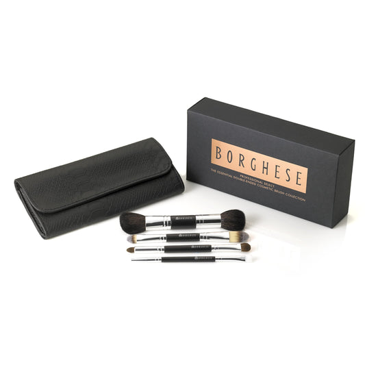 Borghese Double Ended Makeup Brush Set - 4 Count(Pack of 1)