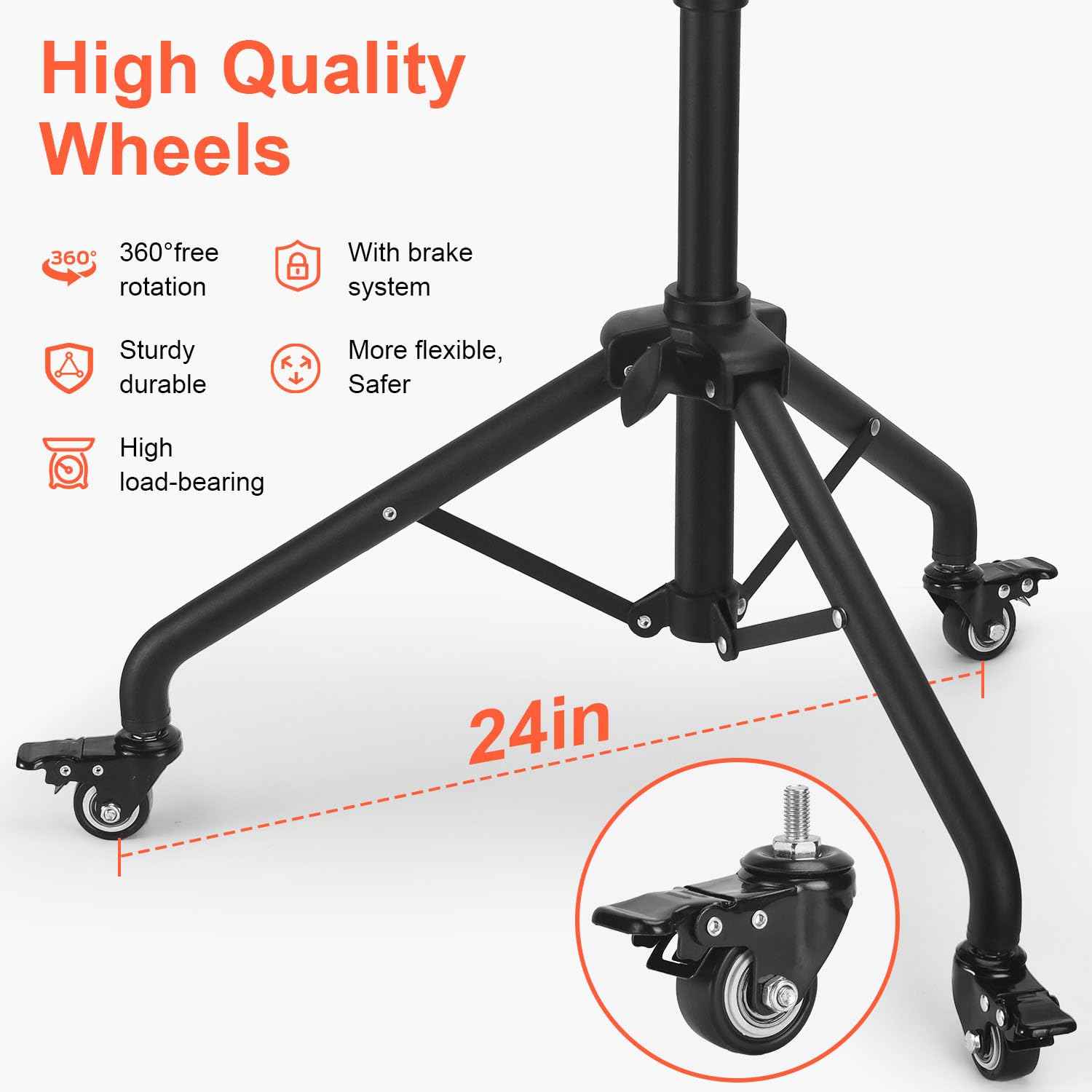 Salon Tray Cart, Metal Tattoo Tray with Tool Holder, Service Rolling Tray Adjustable Height, Storage Tray Trolley for Salon Spa Dental Use, Rolling Tray Cart