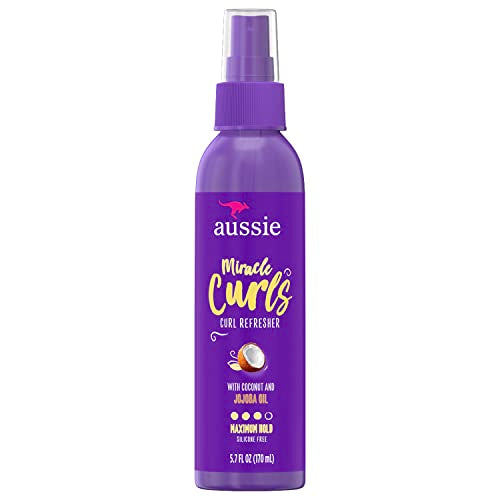 Aussie Miracle Curls Refresher Spray Gel With Coconut & Jojoba Oil 5.7 Ounce, 5.7 Ounces