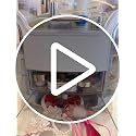 Large Makeup Organizer with Clear Acrylic Cover & 3-Layer Storage