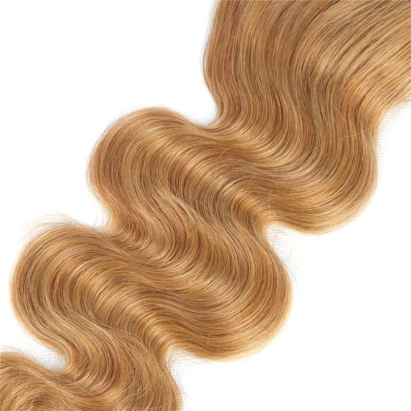 Honey Blonde Body Wave Bundles - 8A Brazilian Virgin Hair
