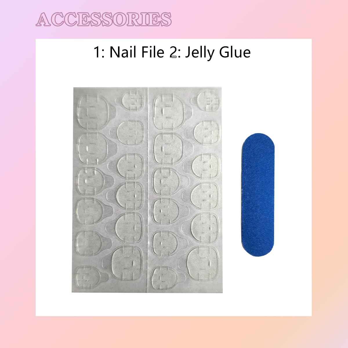 Tmani 10pc/set Extra Long Handmade Press On Nail Hot Girl's Long Ballet Square Nail Full of Diamond Glitter Decoration Fake Nails Suitable For Girls Festival Parties and Birthday Gift（238,Size-S)