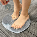 Shower Foot Scrubber Mat with Back Washer & Suction Cups