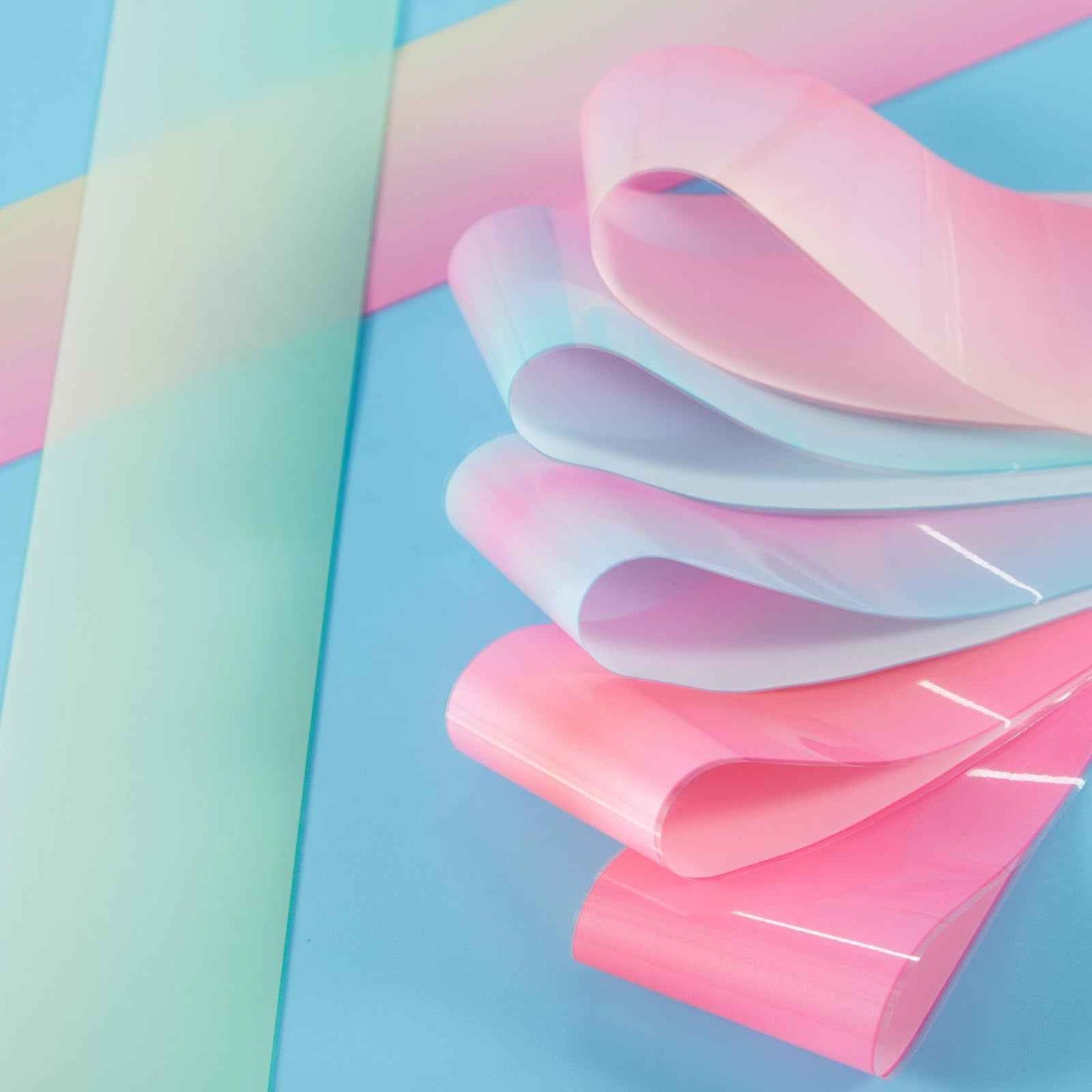 JERCLITY 300 Sheets Nail Foil Transfer Nail Art Stickers Set Nail Foil Transfer Sheets Marbling Starry Sky Leopard Print Aurora Iridescence Gradient Patterns for Women