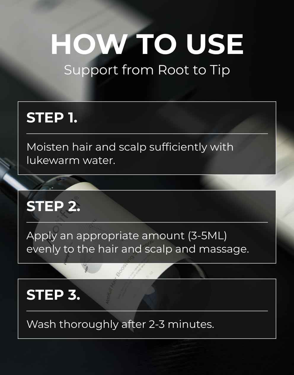 Motifull Hair Boosting Hair Thickening Shampoo for Thinning Hair with Biotin & Caffeine | Hair Growth Shampoo for Stronger Root & Volume (16.9 fl oz)