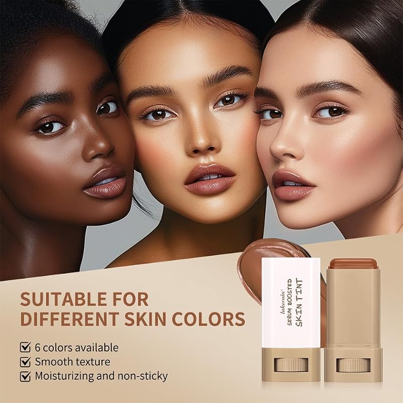 Serum-Boosted Skin Tint Stick Foundation – Natural Finish