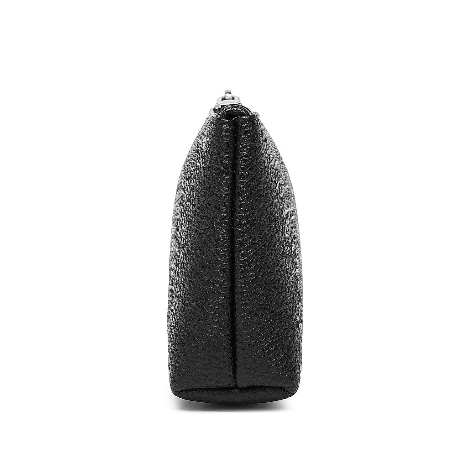 YONBEN PU Leather Makeup Simple and Convenient Handbag Small Exquisite Storage Bag (Pu/Black)