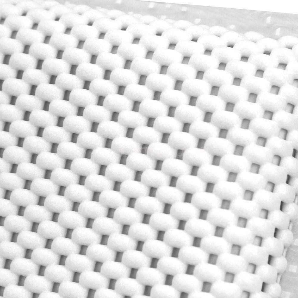 Luxurious Memory Foam Spa Bath Pillow for Tub Neck and Back Support - 8 Suction Cups, Non-Slip Design, Soft Cushion for Relaxing Soaks, by Dependable Industries (Pack of 2)