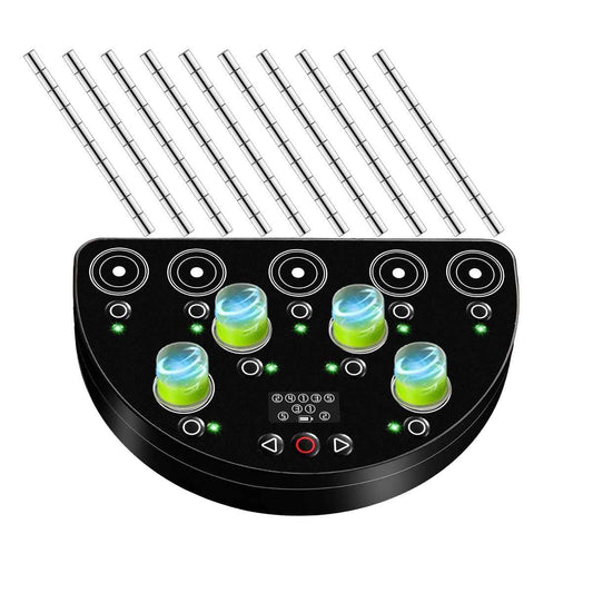 Ink Mixer Electric Ink Mixer Tattoo 5-Speed Adjustable Power Mixing Comes with 100 Mixing Sticks Nine Simultaneous Mixing Operations are Possible Color Makeup Ink Pigment Electric Agitator Machine