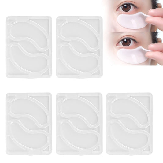 Eye Mask Mold, 5Pcs Reusable Eye Mask Molds Multifunctional Mask Patch Tray Plate Set Reusable Portable Eye Patches Molds for Facial Mask Machine