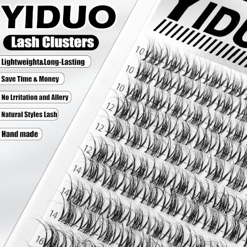 Spider Lash Clusters Kit - D Curly Wispy 10-16mm Extensions