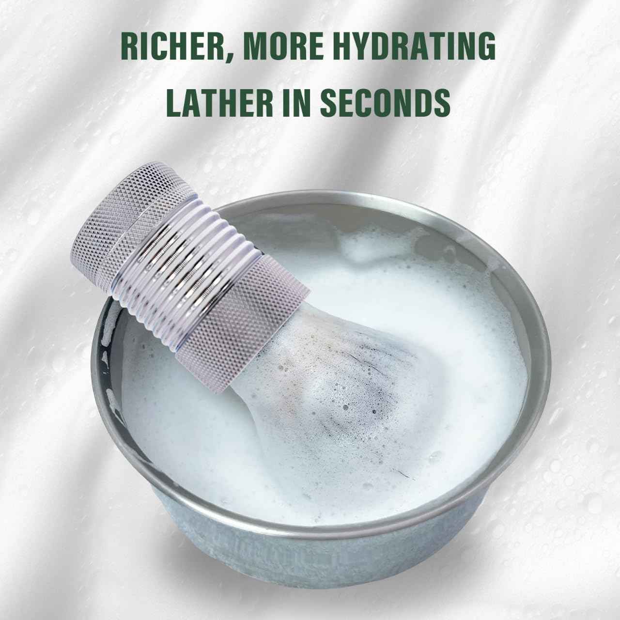 Silvertip Badger Shaving Brush – Rotating Handle to Control Bristle Height, Premium Shaving Brushes for Men, Luxury Badger Hair Shave Brush