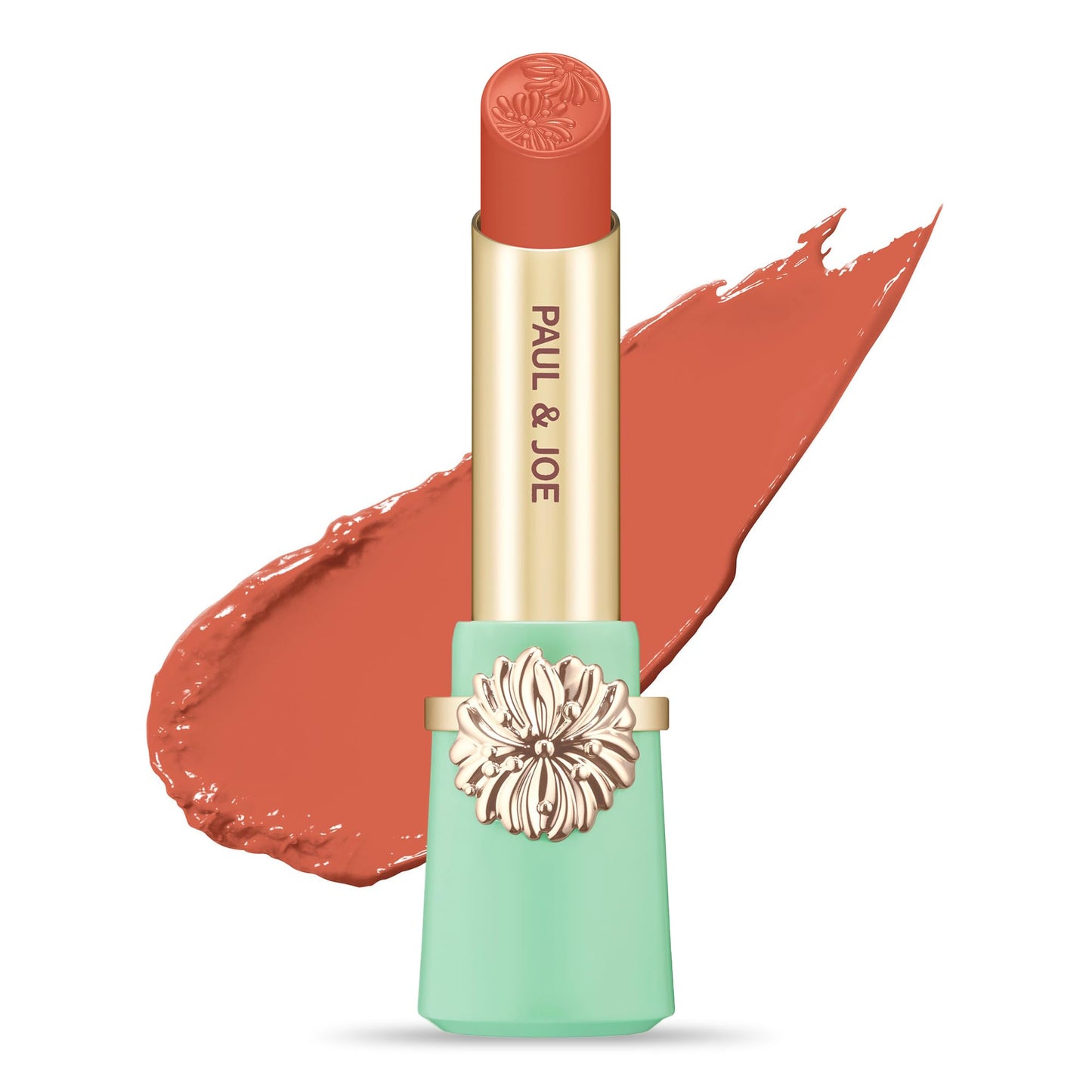 Paul & Joe Moisturizing Lipstick Refill Only, Case Sold Separately, Long Lasting Lipstick for Highly-Pigmented Lip Color, 21 Canary Humming, Cheerful Cream Orange Lip Stick, 0.10 oz