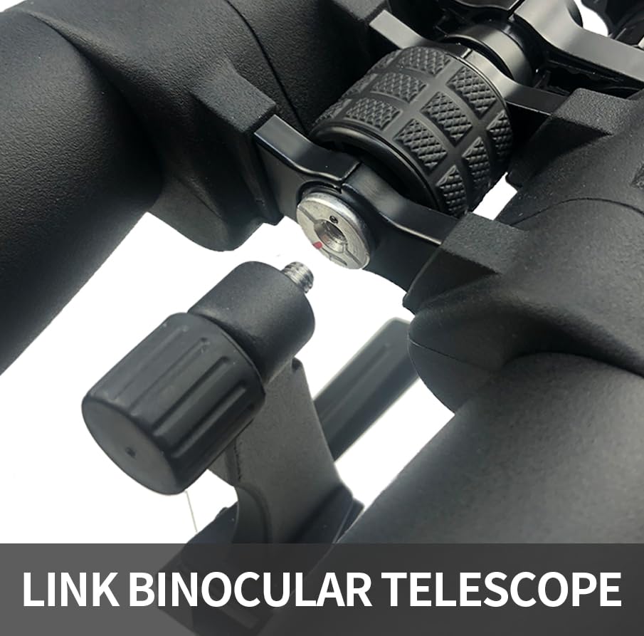 EEDABROS Binocular Tripod & Monopod Adapter/Heavy Binocular, Camera, & Scope Holder/Versatile, Stable 1/4" Threaded Mount/Great for Stargazing & Hunting