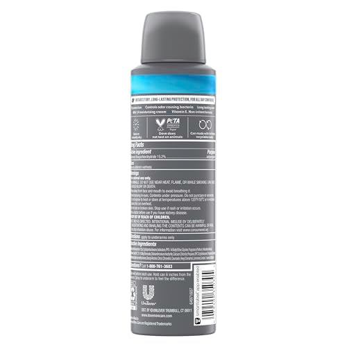 Dove Men+Care Dry Spray Antiperspirant Deodorant 72-Hour Protection, 3.8 Oz (3-Pack)