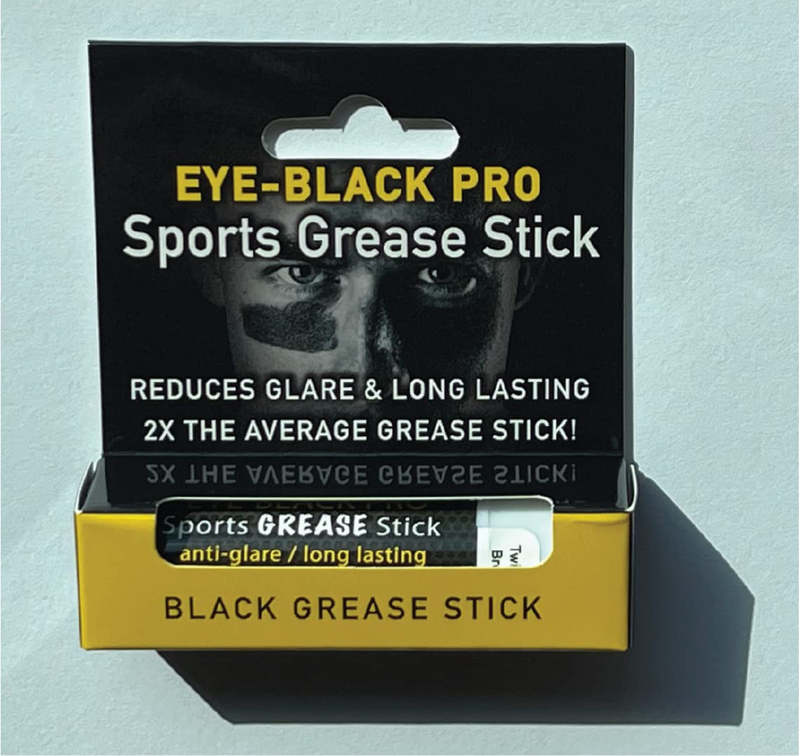 stwees Eye Black Pro Sports Grease Stick Set, reduce glare, Face Painting, anti glare (1 Pack)