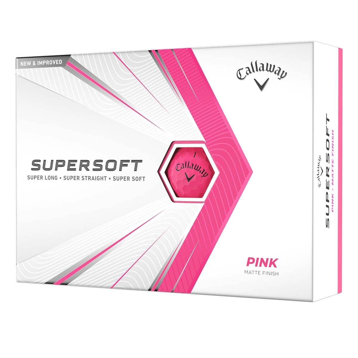 Callaway Golf Supersoft Golf Balls (2021 Version, Pink)