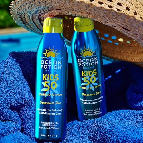 Ocean Potion Sunscreen Body Spray Kids SPF#50 5.5oz C-Spray