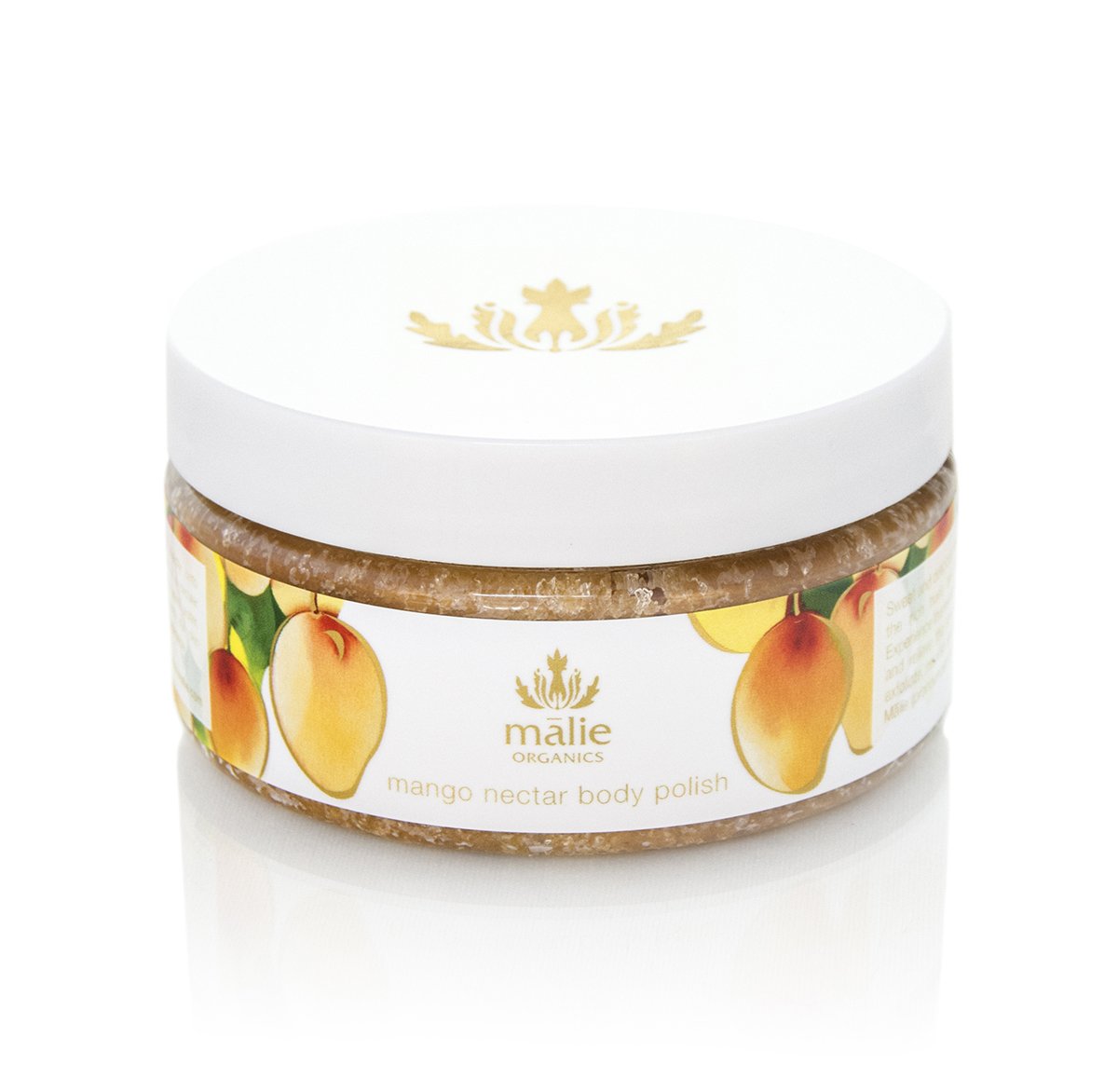 Malie Organics' Mango Nectar All Natural Exfoliating Organic Body Polish to Exfoliate, Nourish, Moisturize and Hydrate Your Skin, 0.58 Pound (Pack of 1)