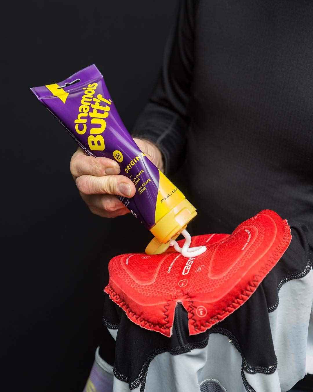 Chamois Butt'r Original Anti-Chafe Cream, 8 oz Tube & Her' Anti-Chafe Cream, 8 Ounce Tube