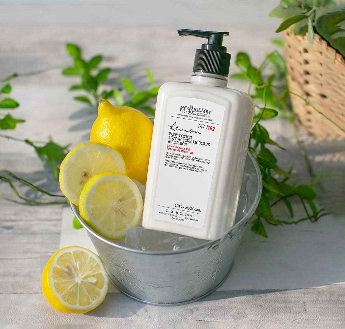 C.O. Bigelow Lemon Hand Wash No. 1142, 10 fl oz. & Lemon Body Lotion No. 1162, 10 fl oz.