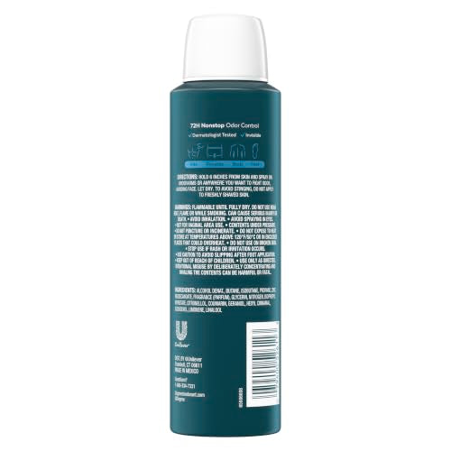 Degree Men Aluminum-Free Whole Body Deodorant Spray Cool Rush 2.9 oz