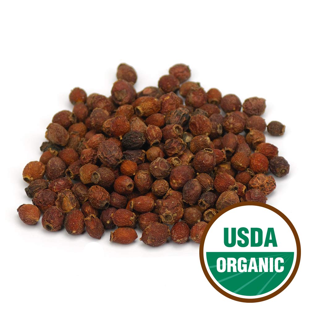 Starwest Botanicals Organic Hawthorn Berries Whole, 1 Pound