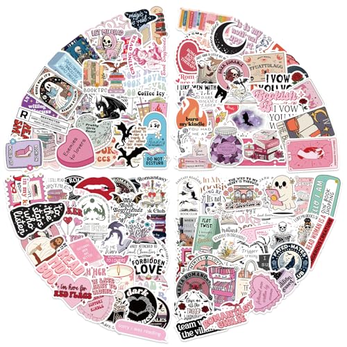 200 PCS Holographic Book Stickers for Adults - Vinyl Sticker Pack